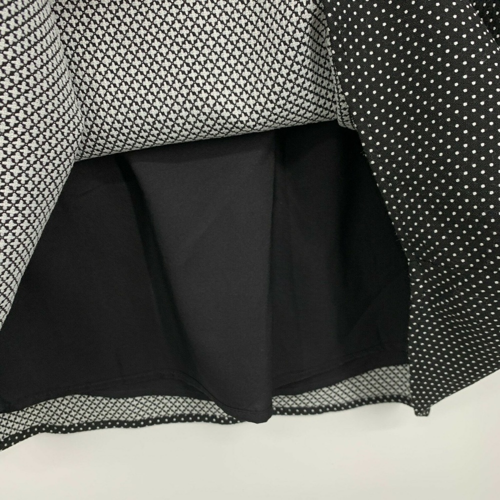The Limited Ashton Dress Womens Large Black White Polka Dot Sleeveless Shift - Picture 5 of 9